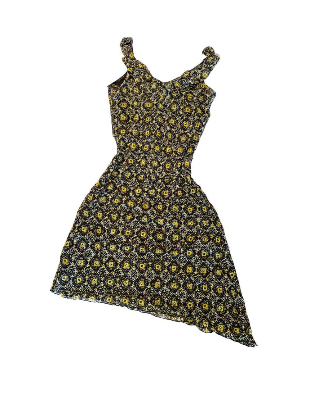 Cache cache asymmetrical hem dress